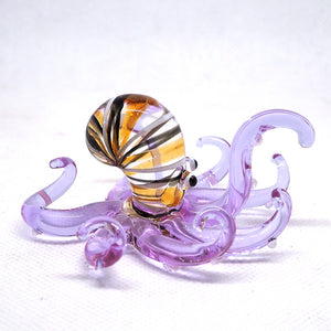 Glass Purple Octopus