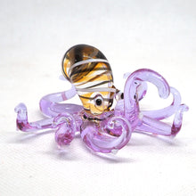 Load image into Gallery viewer, Glass Purple Octopus
