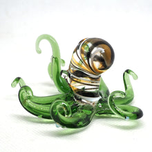 Load image into Gallery viewer, Glass Green Octopus
