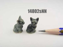 Load image into Gallery viewer, 14802SNN Tiny Ceramic Cat

