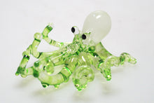 Load image into Gallery viewer, Tiny Glass Octopus SS, Green ปลาหมึก
