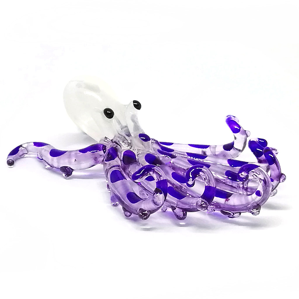 Glass Octopus S, Purple ปลาหมึก