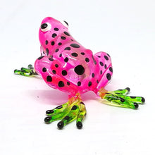 Load image into Gallery viewer, Glass Frog Black, Dot, Pink
