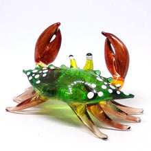 Load image into Gallery viewer, Glass New Small Green2 Crab
