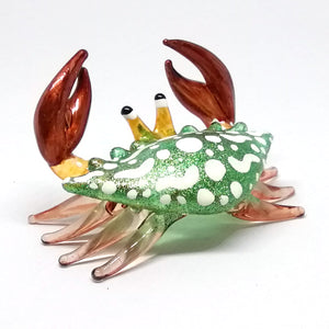 Glass New Small Green Crab