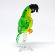 Load image into Gallery viewer, Glass Parrot, Green นกแก้ว

