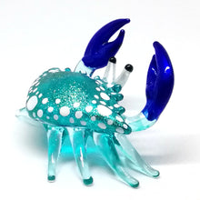Load image into Gallery viewer, Glass New Small Blue Crab
