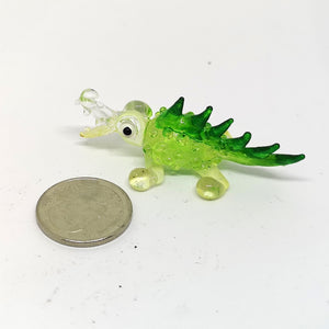 Tiny Glass Crocodile, Green จรเข้