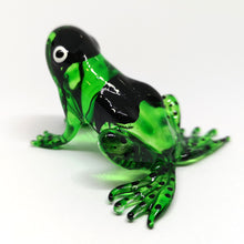 Load image into Gallery viewer, Glass Frog Black Back, Green กบ
