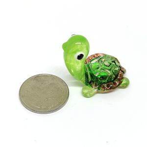 Tiny Glass Turtle , Green, SS เต่าจิ๋ว