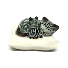 Load image into Gallery viewer, 14701NR Ceramic Cats on Cushion

