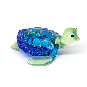 GTUR20S Glass Turtle S, Blue