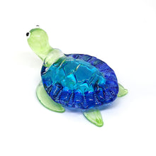 Load image into Gallery viewer, GTUR20S Glass Turtle S, Blue
