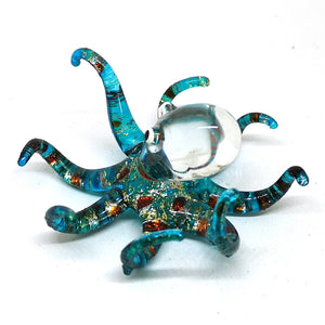 New Glass Octopus S, Light Blue ปลาหมึกประกาย