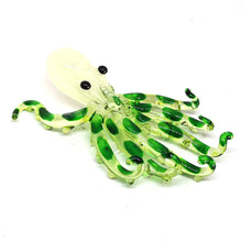 Load image into Gallery viewer, Glass Octopus S, Green ปลาหมึก
