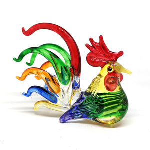 Glass Chicken Multi colors ไก่