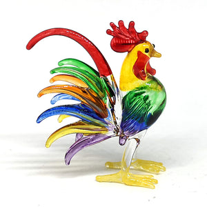 Glass Chicken, Male, Multi colors ไก่