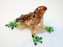 Load image into Gallery viewer, Glass Frog Black, Dot, Brown กบ
