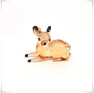 Glass Baby Spotted Deer  ลูกกวางดาวนอน