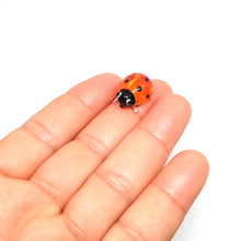 Load image into Gallery viewer, Glass Ladybug SSS, Red
