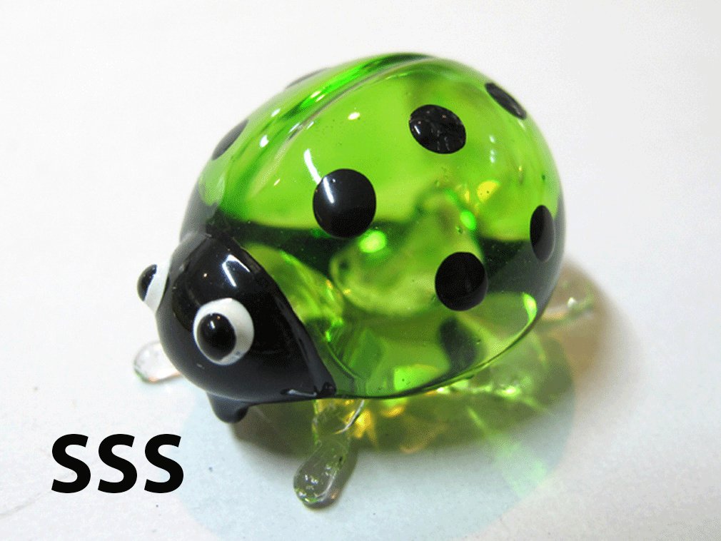 Glass Ladybug SSS, Green