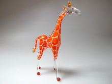 Load image into Gallery viewer, Glass Giraffe Stand ยีราฟ

