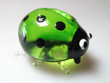 Load image into Gallery viewer, Glass Ladybug SS, Green

