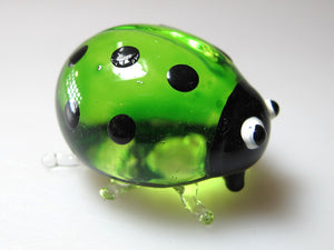 Glass Ladybug SS, Green