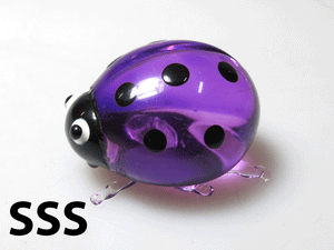 Glass Ladybug SSS, Purple
