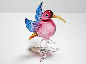 Glass Hummingbird-Pink