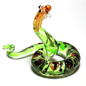 Glass Snake, S, Green งู