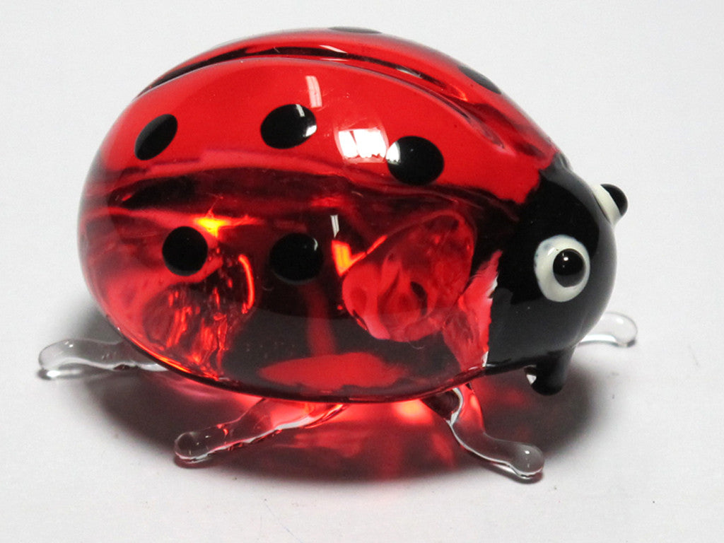 Glass Ladybug SS, Red