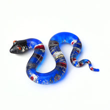 Load image into Gallery viewer, Glass Blue Snake
