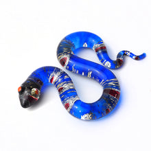 Load image into Gallery viewer, Glass Blue Snake
