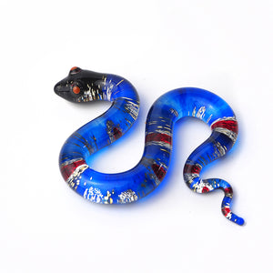 Glass Blue Snake