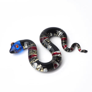 Glass Black Snake