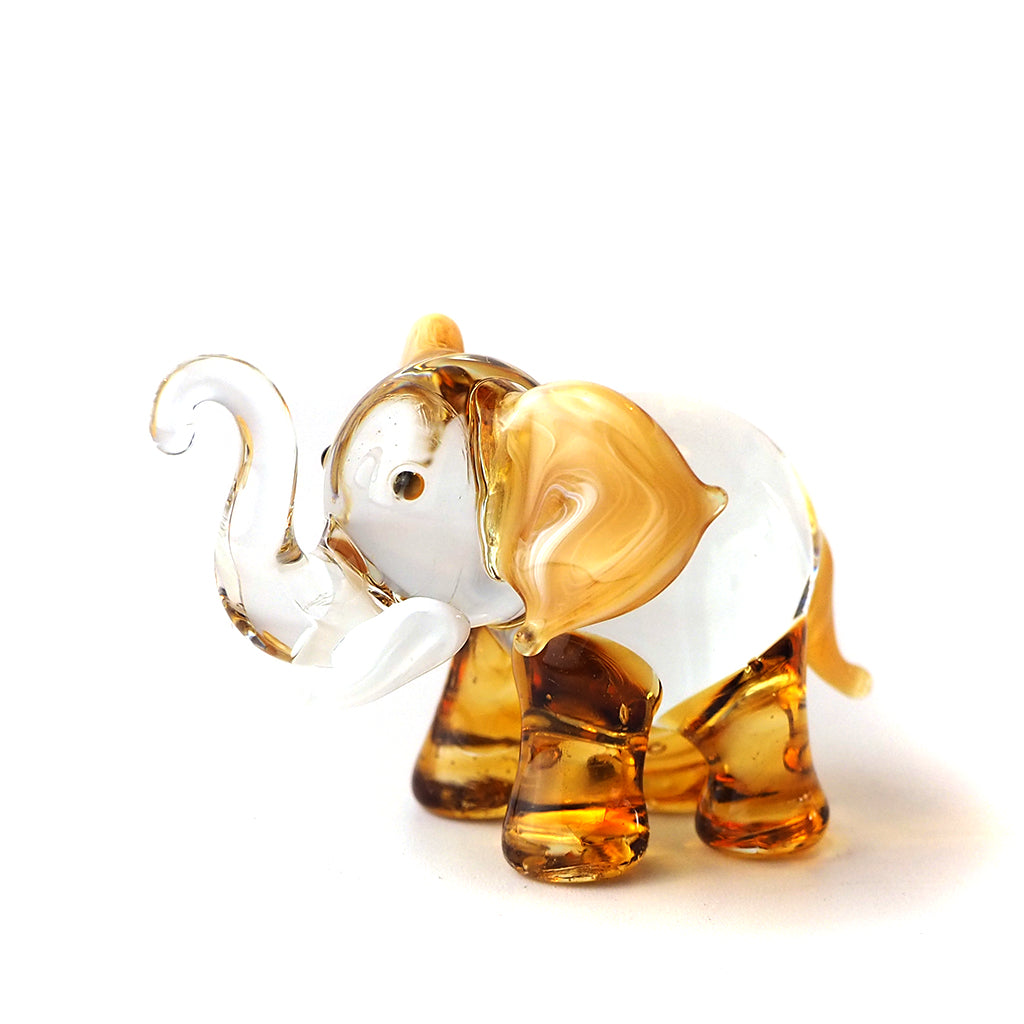 Glass Elephant ช้างแก้วสี