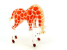 Load image into Gallery viewer, Glass Giraffe head down ยีราฟ
